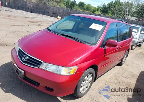 2003 Honda Odyssey Ex-L from USA, damaged, VIN 5FNRL180X3B021226